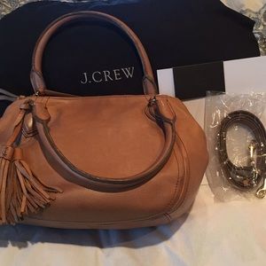 J. Crew Peyton Smooth Leather Satchel